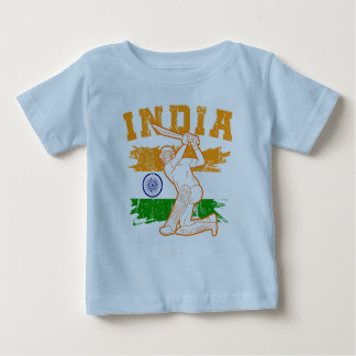 Camiseta De Bebé Jugador de Cricket de la India