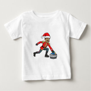 Camiseta De Bebé Jugador de Curling Cascanueces Deportes de Inviern