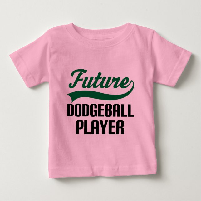 Camiseta De Bebé Jugador de Dodgeball (futuro) (Anverso)