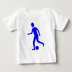 Camiseta De Bebé Jugador de fútbol - Azul