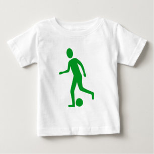 Camiseta De Bebé Jugador de Fútbol - Verde Césped