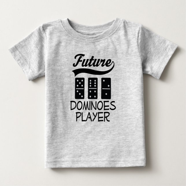 Camiseta De Bebé Jugador de Future Dominoes (Anverso)