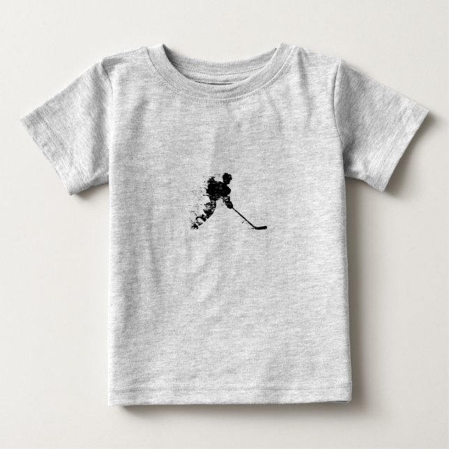 Camiseta De Bebé Jugador de hockey (Anverso)