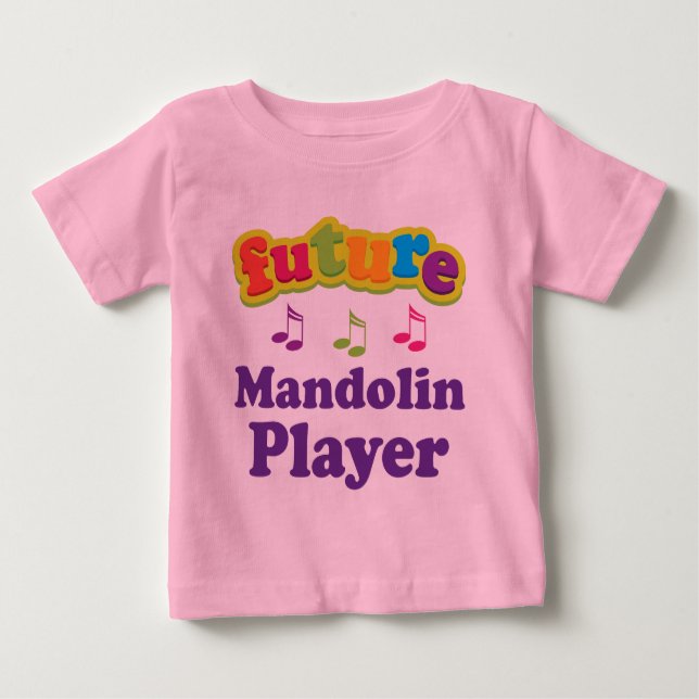 Camiseta De Bebé Jugador de la mandolina (futuro) (Anverso)