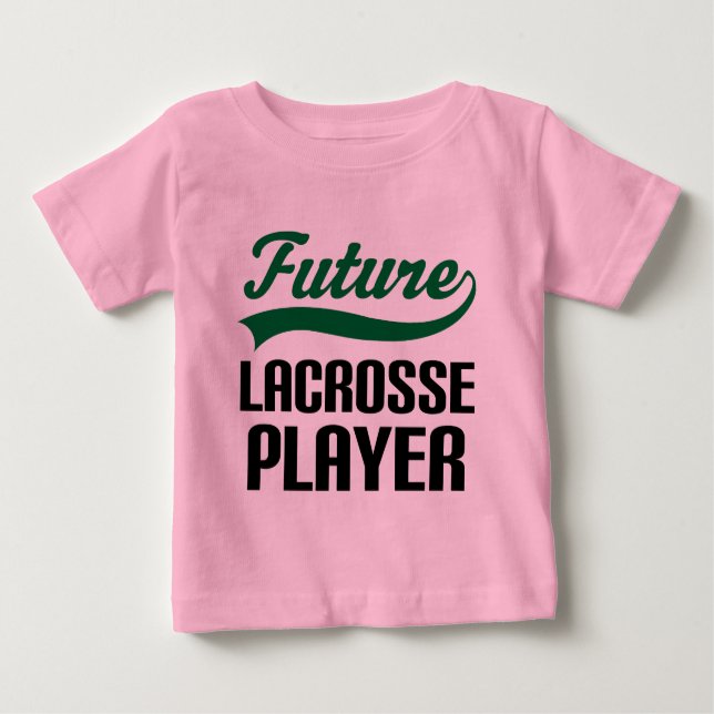Camiseta De Bebé Jugador de LaCrosse (futuro) (Anverso)