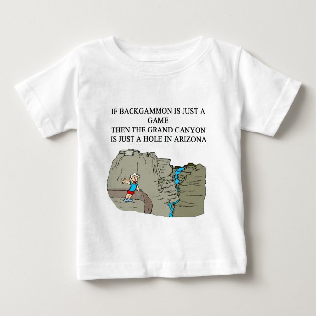 Camiseta De Bebé Jugador del BACKGAMMON (Anverso)