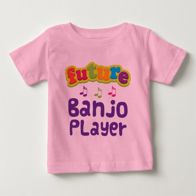 Camiseta De Bebé Jugador del banjo (futuro) (Anverso)