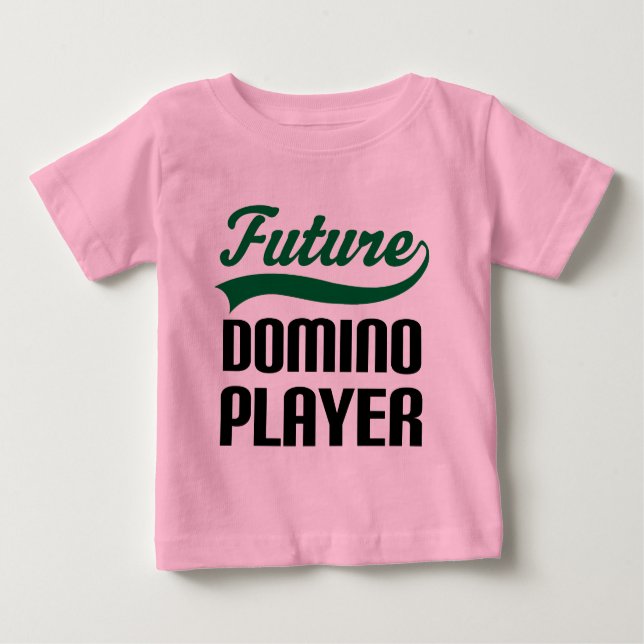 Camiseta De Bebé Jugador del dominó (futuro) (Anverso)