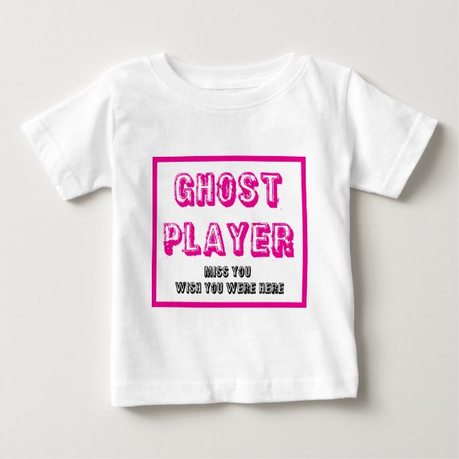 Camiseta De Bebé jugador del fantasma del bunco (Anverso)