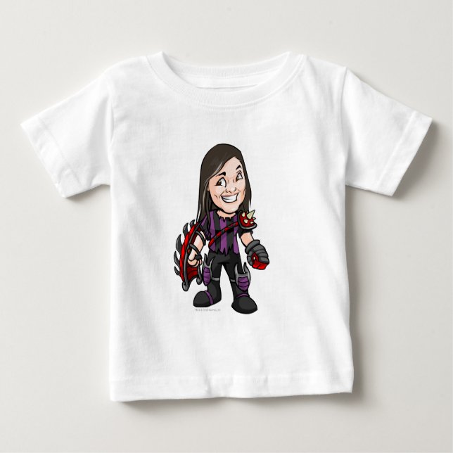 Camiseta De Bebé Jugador del personal de la ciudadela de Ziggytron (Anverso)