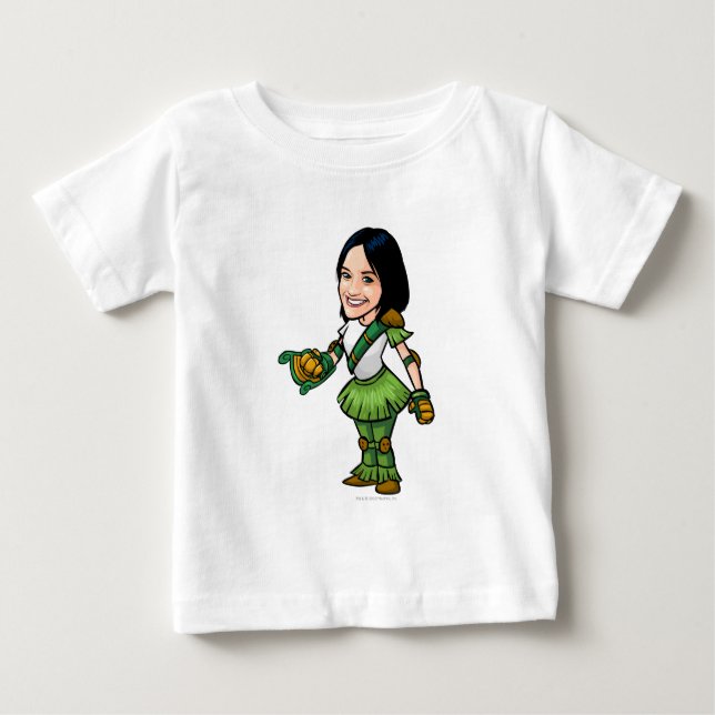Camiseta De Bebé Jugador del personal de la isla del misterio de (Anverso)