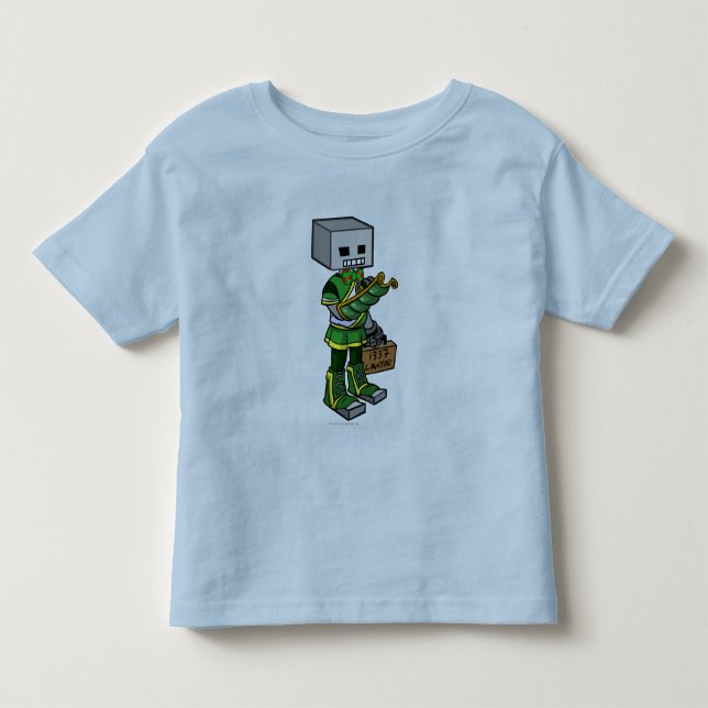 Camiseta De Bebé Jugador del personal de Lawyerbot Brightvale (Anverso)