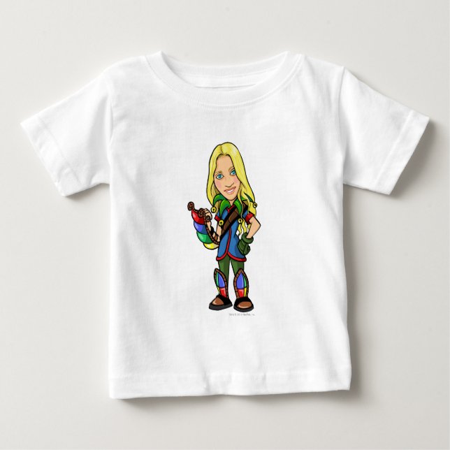 Camiseta De Bebé Jugador del Socktastic Roo Island (Anverso)