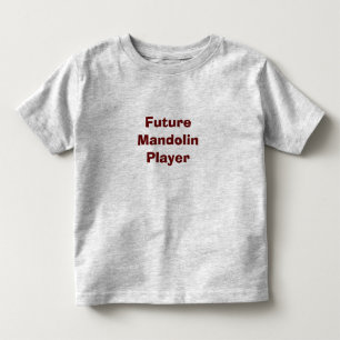 Camiseta De Bebé Jugador futuro de la mandolina
