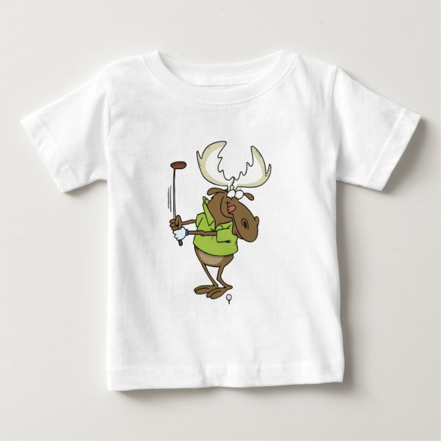 Camiseta De Bebé jugador menor de los alces (Anverso)