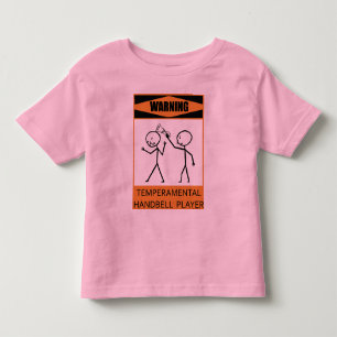 Camiseta De Bebé Jugador temperamental amonestador del Handbell