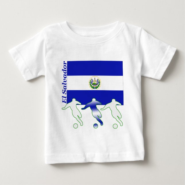 Camiseta De Bebé Jugadores de fútbol - El Salvador (Anverso)