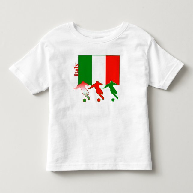 Camiseta De Bebé Jugadores de fútbol - Italia (Anverso)