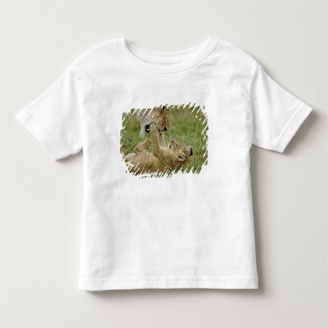 Camiseta De Bebé Jugando Lion Cub (Anverso)