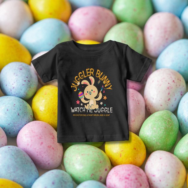 Camiseta De Bebé Juggler Bunny T-Shirt (Subido por el creador)