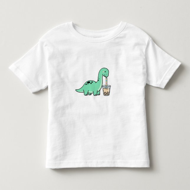 Camiseta De Bebé Jugo para Niños de Cute Bronto 🧃 (Anverso)