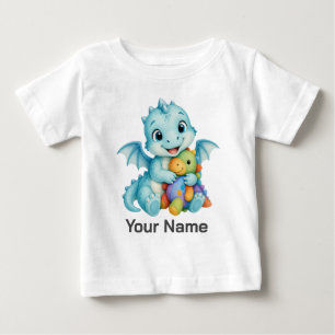 Camiseta De Bebé Juguete de dragón dinosaurio bebé acuático lindo p