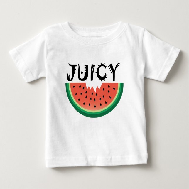 Camiseta De Bebé Juicy Watermelon - Bebé sin mangas  (Anverso)