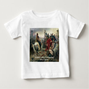 Camiseta De Bebé Julio César Llegué Vi Conquisté