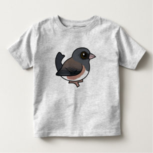 Camiseta De Bebé Junco de ojos oscuros (de lado rosa)