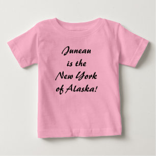 Camiseta De Bebé Juneau es la NY de Alaska