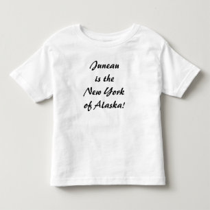 Camiseta De Bebé Juneau es la NY de Alaska