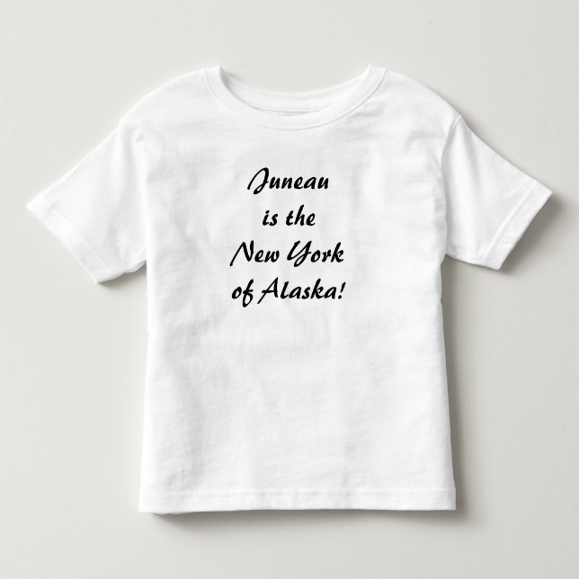 Camiseta De Bebé Juneau es la NY de Alaska (Anverso)