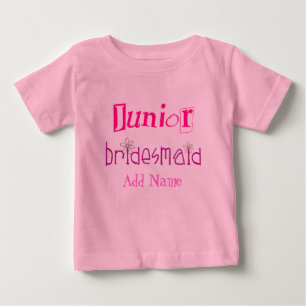 Camiseta De Bebé Junior Bridesmaid Tee Shirt