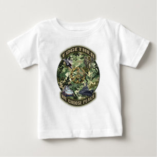 Camiseta De Bebé Juntos elegimos la paz