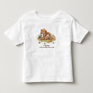 Camiseta De Bebé Juntos Es Mi Lugar Favorito Para Estar Capybara Am
