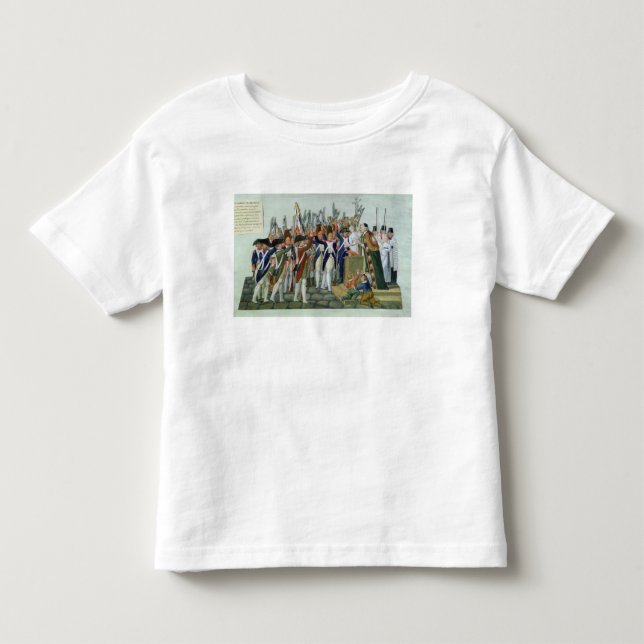 Camiseta De Bebé Juramento de los distritos, febrero de 1790 (Anverso)