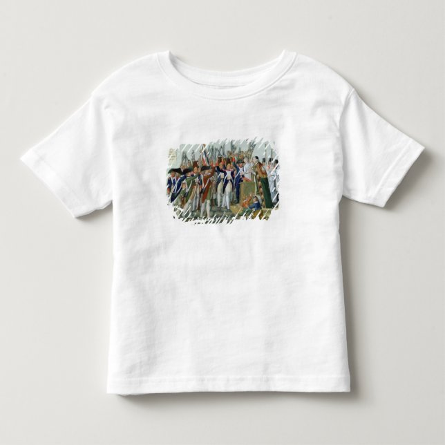 Camiseta De Bebé Juramento de los distritos, febrero de 1790 (Anverso)
