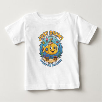 Camiseta De Bebé Just Divin'! Lookin' For Treasure