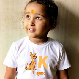 Camiseta De Bebé K es para Kangaroo: Bouncy Learning Adventure