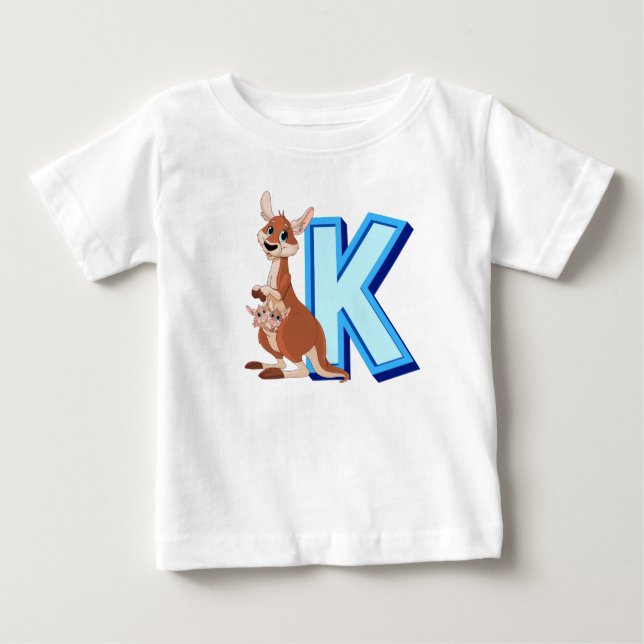 Camiseta De Bebé K for Kangaroo (Anverso)