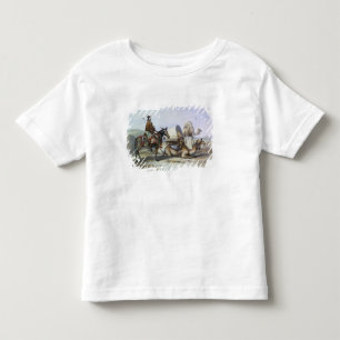 Camiseta De Bebé Kafila con un camello que lleva un Hodesh,
