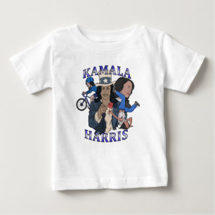 Camiseta De Bebé Kamala Harris Bootleg Rap Style