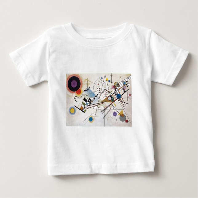 Camiseta De Bebé Kandinsky 1923/composicion viii/pixdezines (Anverso)