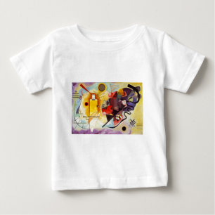 Camiseta De Bebé Kandinsky Amarillo Rojo Azul