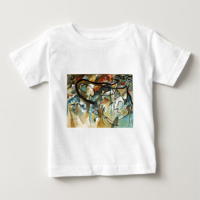 Camiseta De Bebé Kandinsky Composition V Pintura abstracta (Anverso)