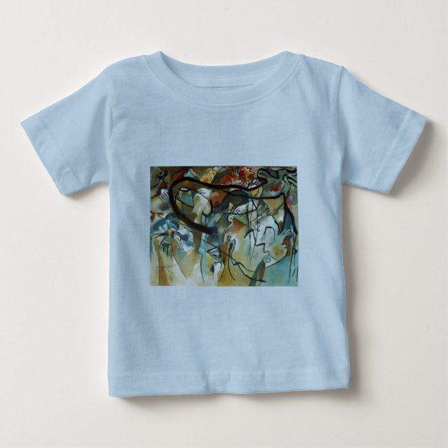 Camiseta De Bebé Kandinsky Composition V Pintura abstracta (Anverso)