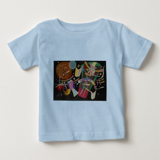 Camiseta De Bebé Kandinsky Composition X Resumen Material gráfico (Anverso)