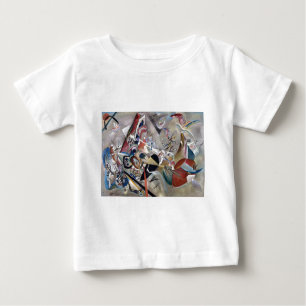 Camiseta De Bebé Kandinsky En Arte Resumen Gris