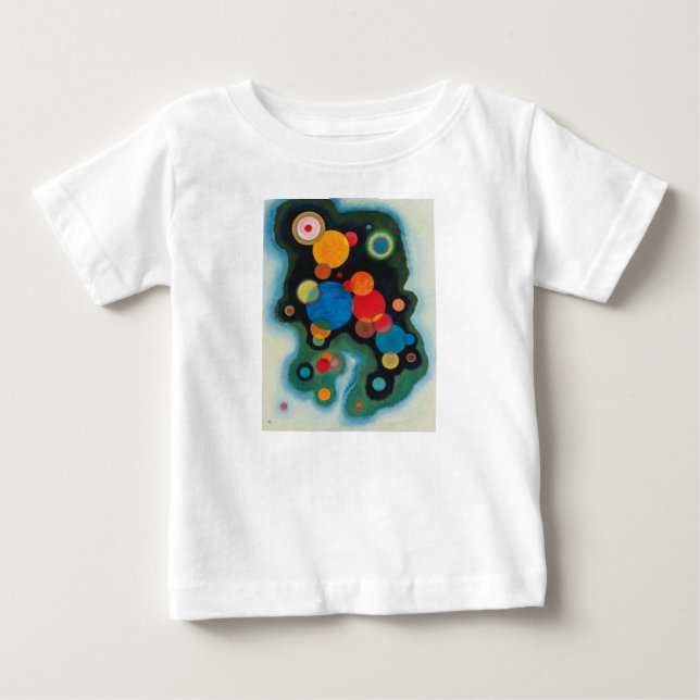 Camiseta De Bebé Kandinsky Impulso Profundo Aceite abstracto en lie (Anverso)
