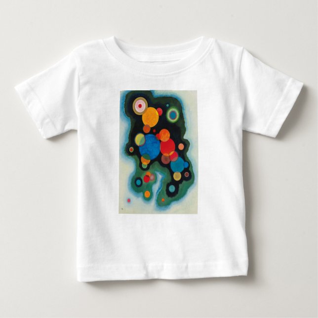 Camiseta De Bebé Kandinsky Impulso Profundo Aceite abstracto en lie (Anverso)